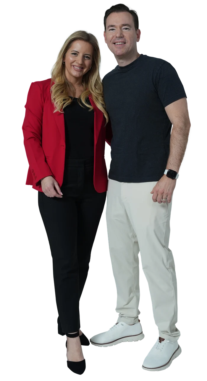 Yesenia and Josh Nelson, co-founders of Seven Figure Agency
